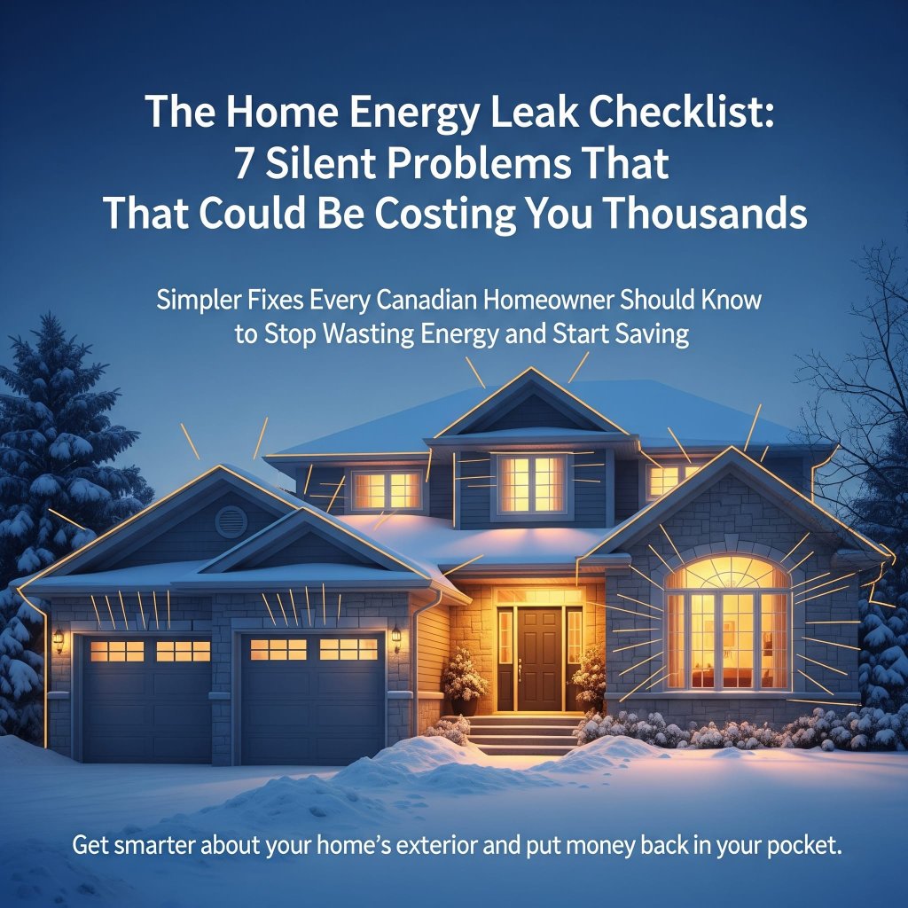 Home energy leak checklist