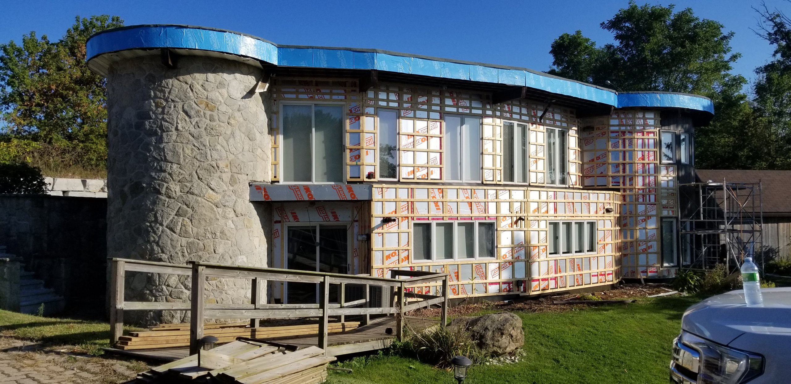 Wooden siding before 1