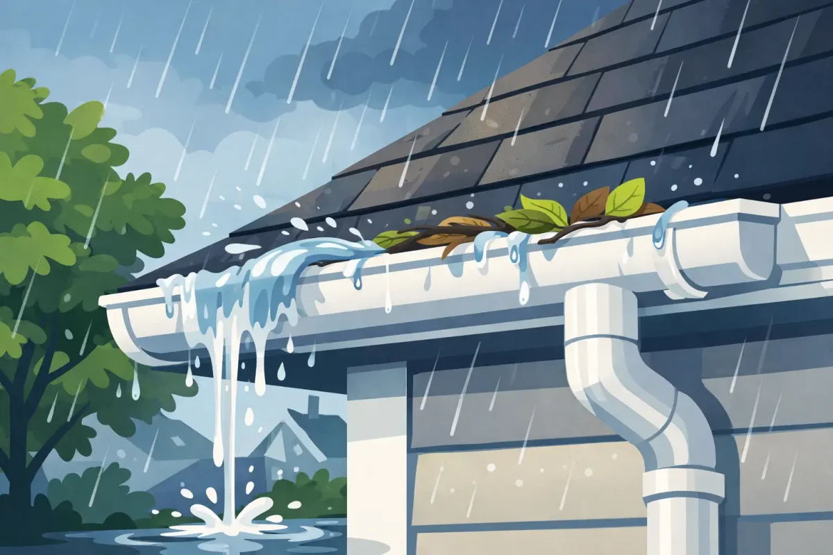 How to Prevent Gutter Overflow at Home