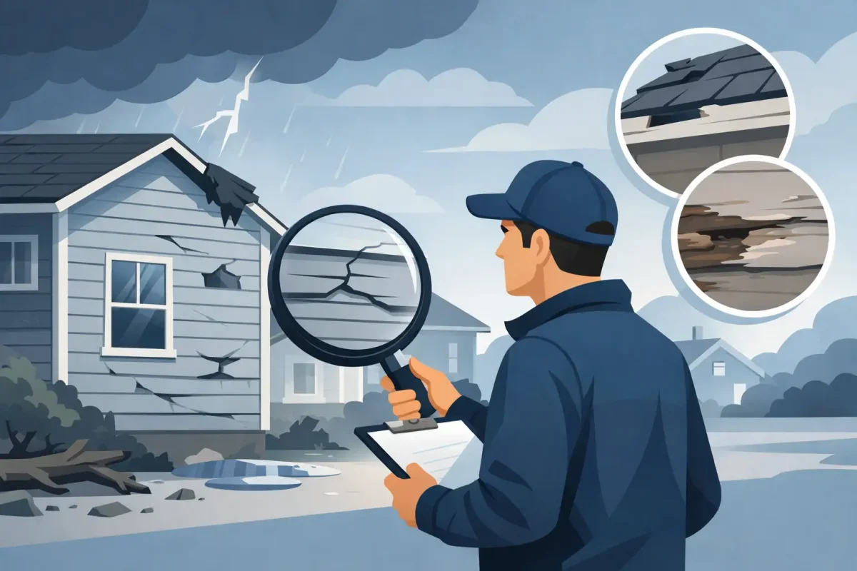 Storm Damaged Siding Repair Starts With an Inspection