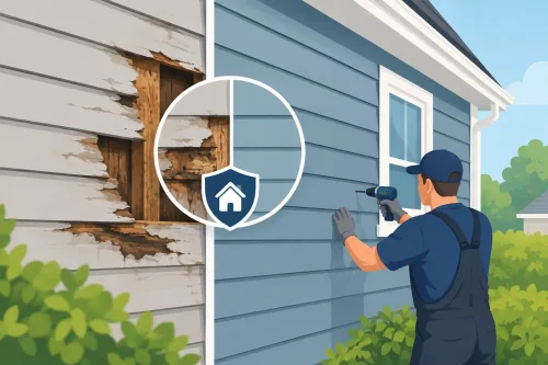 How Siding Repairs Prevent Rot in Your Home
