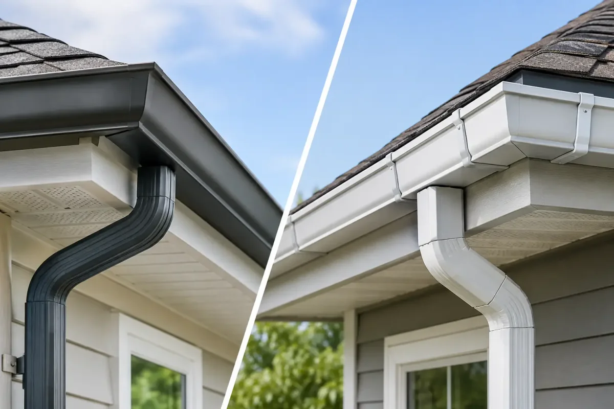 Seamless Versus Sectional Eavestroughs Compared
