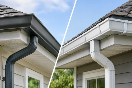 Seamless Versus Sectional Eavestroughs Compared