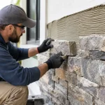 How Stone Veneer Gets Installed on Your Home